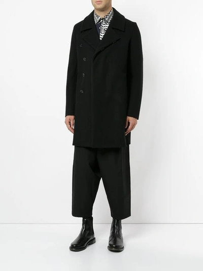 Shop Kazuyuki Kumagai Concealed Front Coat