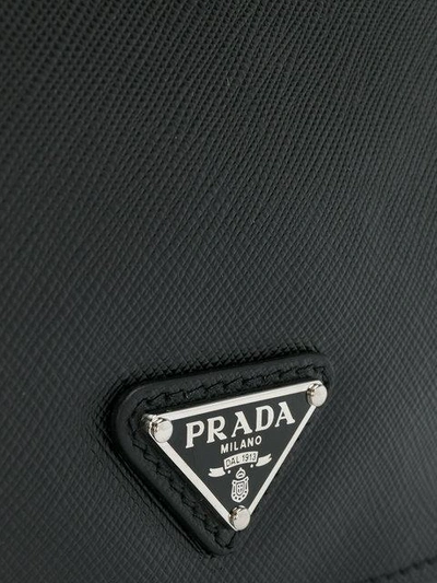 Shop Prada Zipped Clutch Bag