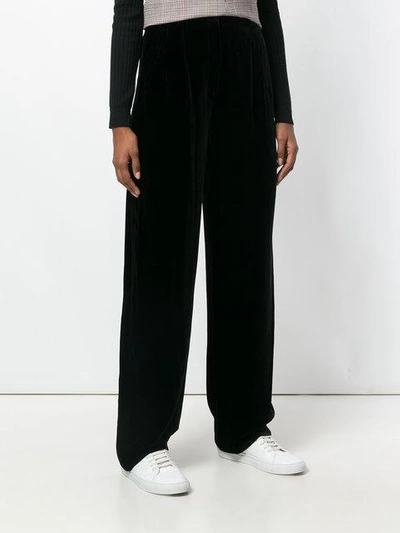 Shop Theory High-waisted Flared Trousers - Black