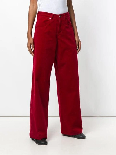 Shop Société Anonyme Marlene Trousers In Red