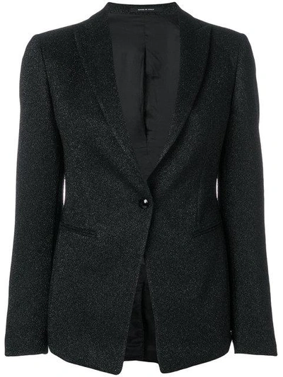 Shop Tagliatore Glitter Single Button Blazer