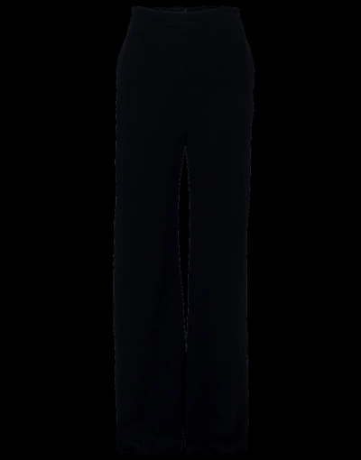 Shop Brandon Maxwell Wide Leg Trouser In Black