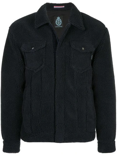 Shop Guild Prime Furry Detail Jacket - Blue