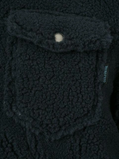 Shop Guild Prime Furry Detail Jacket - Blue