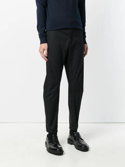 Shop Lanvin Zip Cuff Tailored Trousers