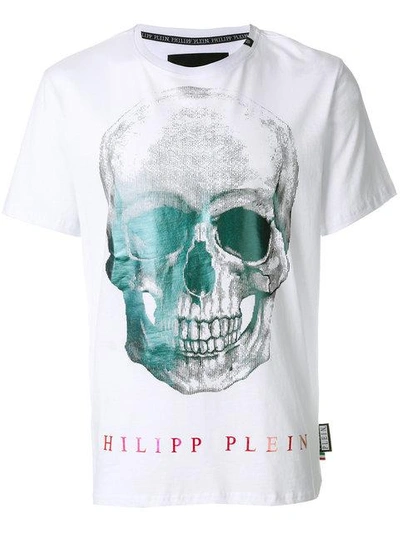 Shop Philipp Plein Skull Motif T-shirt