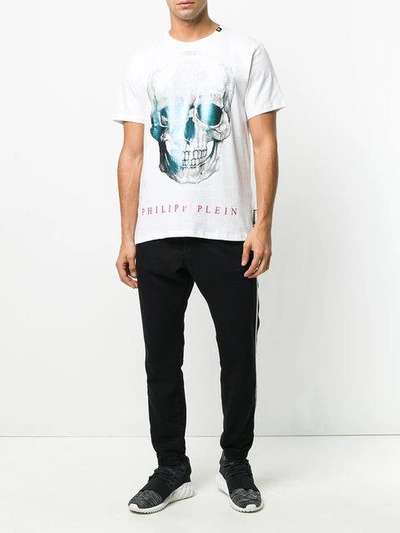 Shop Philipp Plein Skull Motif T-shirt