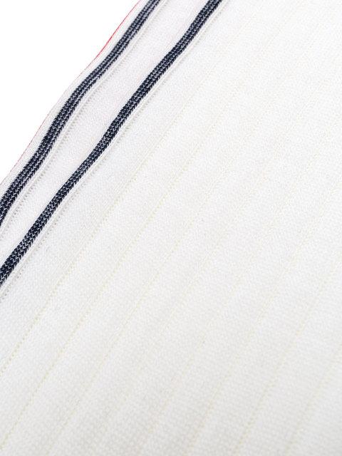 Thom Browne Ribbed Socks - White | ModeSens