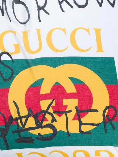Shop Gucci Coco Capitán Print Scarf