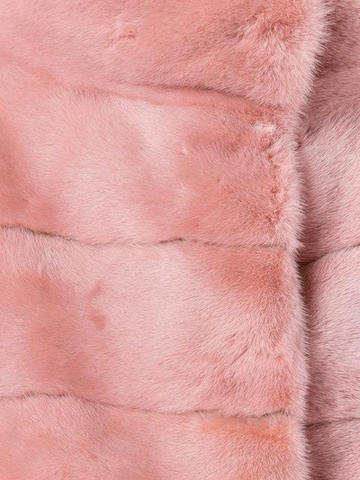 Shop Liska Tie-waist Panelled Jacket In Pink