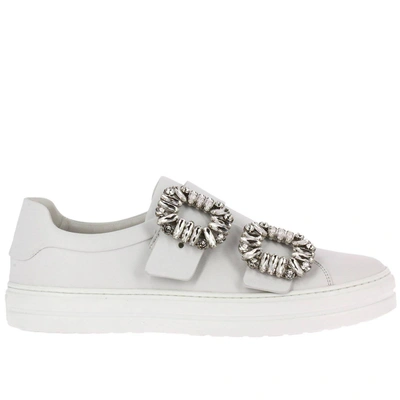 Shop Roger Vivier Sneakers Shoes Women  In White