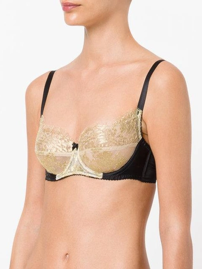 Shop Gilda & Pearl Gina Bra In Metallic