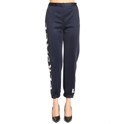 Shop Versace Pants Pants Women  In Blue