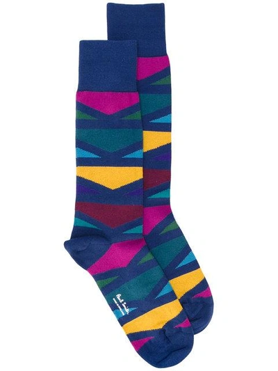 Paul Smith Colour Block Socks | ModeSens