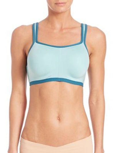 Shop Natori Foundations Yogi Contour Convertible Sports Bra In Frosted Lilac