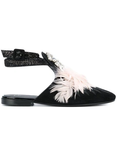 Shop Giuseppe Zanotti Gioia Flats