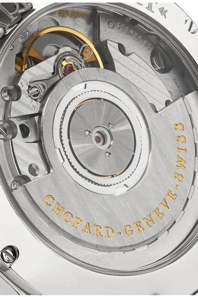 Shop Chopard Happy Sport 36 Stainless Steel And Diamond Watch