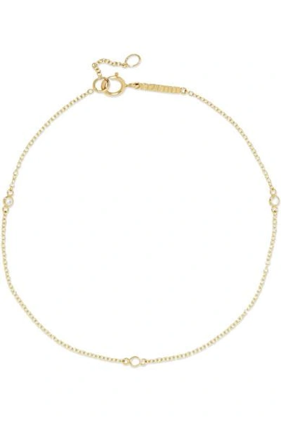 Shop Grace Lee Diamond Dot 14-karat Gold Diamond Bracelet