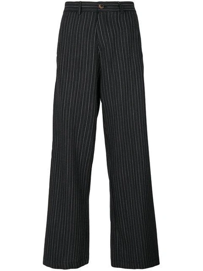 Shop Société Anonyme Winter Elvis Striped Trousers
