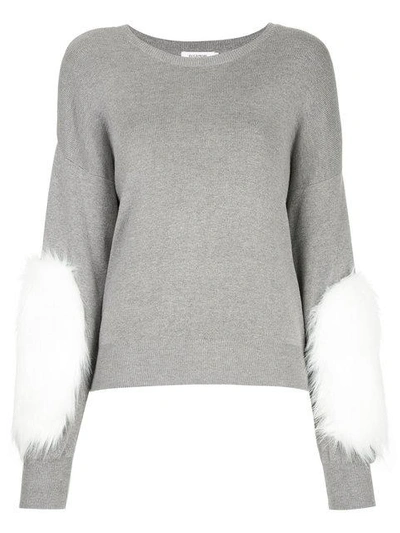 Shop Guild Prime Faux Fur Patch Sweater