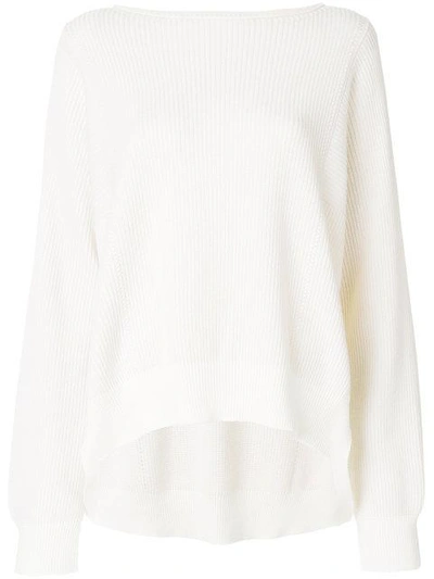 Shop Helmut Lang Ribbed Knit Top