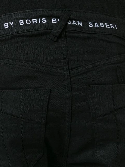 Shop 11 By Boris Bidjan Saberi Slim Fit Trousers - Black