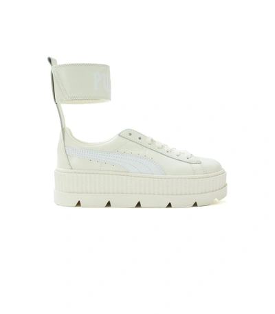 Shop Puma White Fenty X  By Rihanna Ankle Strap Sneakers