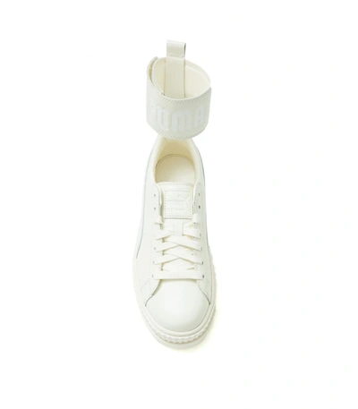 Shop Puma White Fenty X  By Rihanna Ankle Strap Sneakers