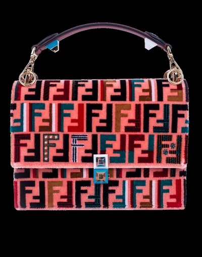 Shop Fendi Sfilata Kan I Shoulder Bag In Strwbrry