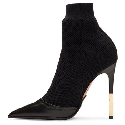 Shop Balmain Black Aurore Sock Boots