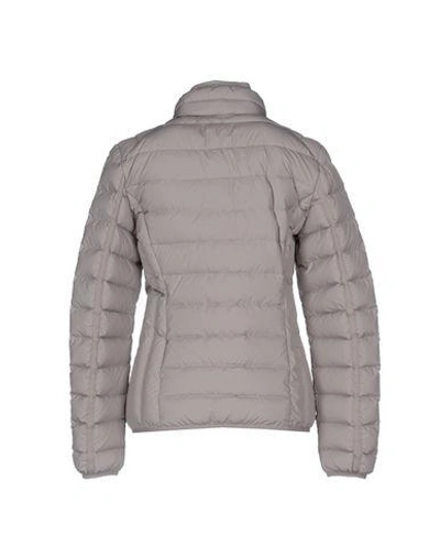 Shop Parajumpers Down Jacket In Dove Grey
