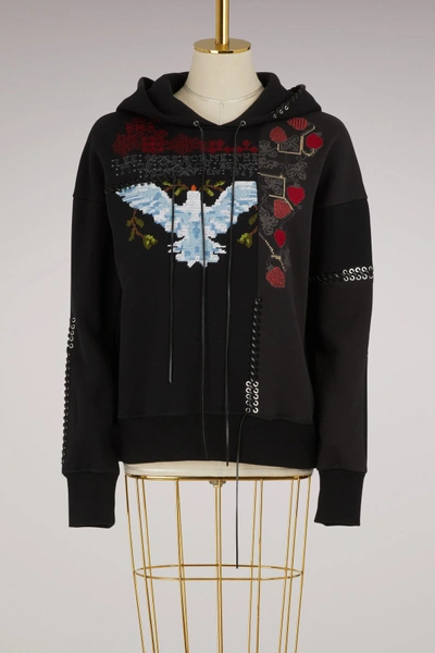 Shop Alexander Mcqueen Short Sweater In 0901 - Black