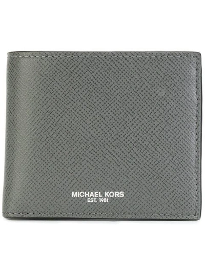 Shop Michael Kors Collection Harrison Wallet - Grey