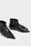 JW ANDERSON Ruffled Leather Ankle Boots