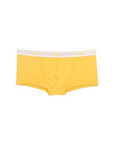 Shop Dsquared2 Boxer In Ocher