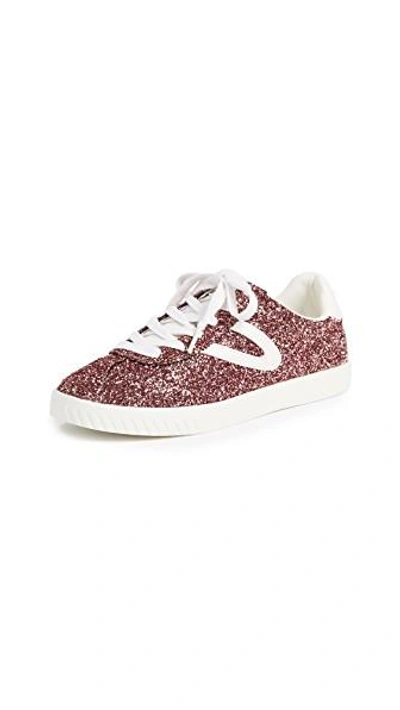 Shop Tretorn Camden Classic Sneakers In Pink Multi/white