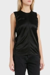 HELMUT LANG Ruched Silk Top