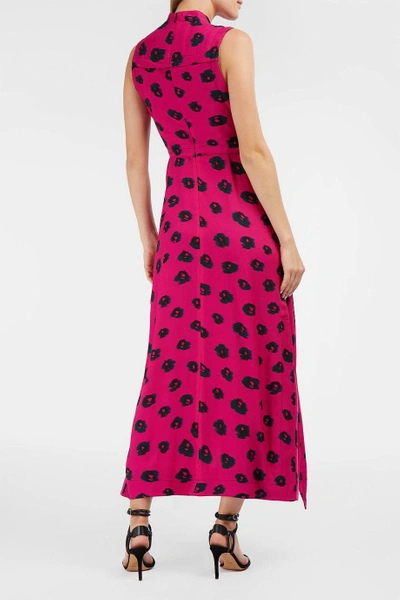 Shop Proenza Schouler Asymmetric Printed Crepe Dress