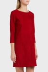 THE ROW Trimpton Suede Dress