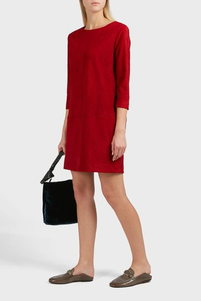 Shop The Row Trimpton Suede Dress