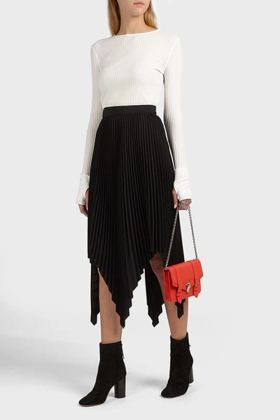 Shop Proenza Schouler Asymmetric Pleated Skirt