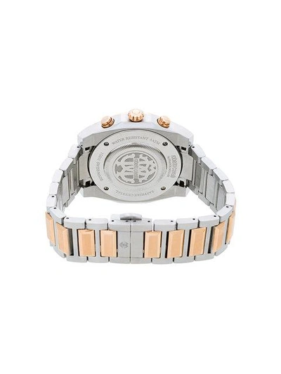 Shop Roberto Cavalli Franck Muller Chronograph Watch - Metallic