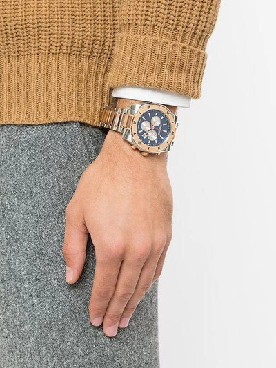 Shop Roberto Cavalli Franck Muller Chronograph Watch - Metallic