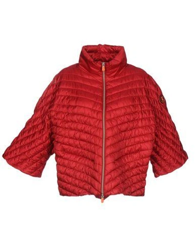 Shop Save The Duck Jacket In Red