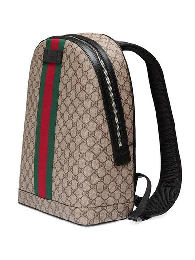 Gucci GG Supreme Canvas Backpack - Neutrals