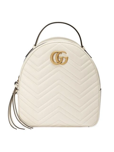 Shop Gucci Gg Marmont Quilted Leather Backpack