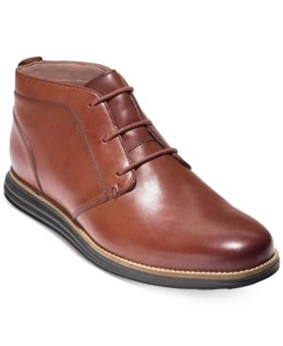 Shop Cole Haan Men's Original Grand Chukka Boots Men's Shoes In Woodbury/java