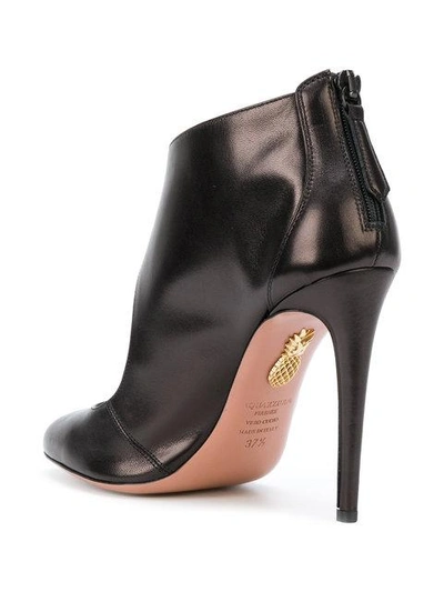 Shop Aquazzura Ellie Boots In Black