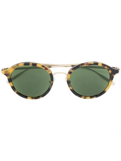 Shop Tomas Maier Eyewear Round Frame Sunglasses