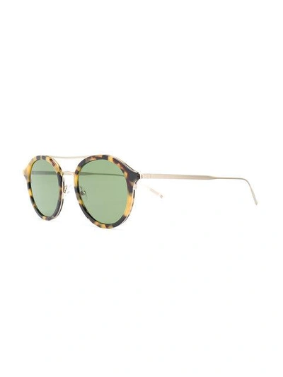 Shop Tomas Maier Eyewear Round Frame Sunglasses